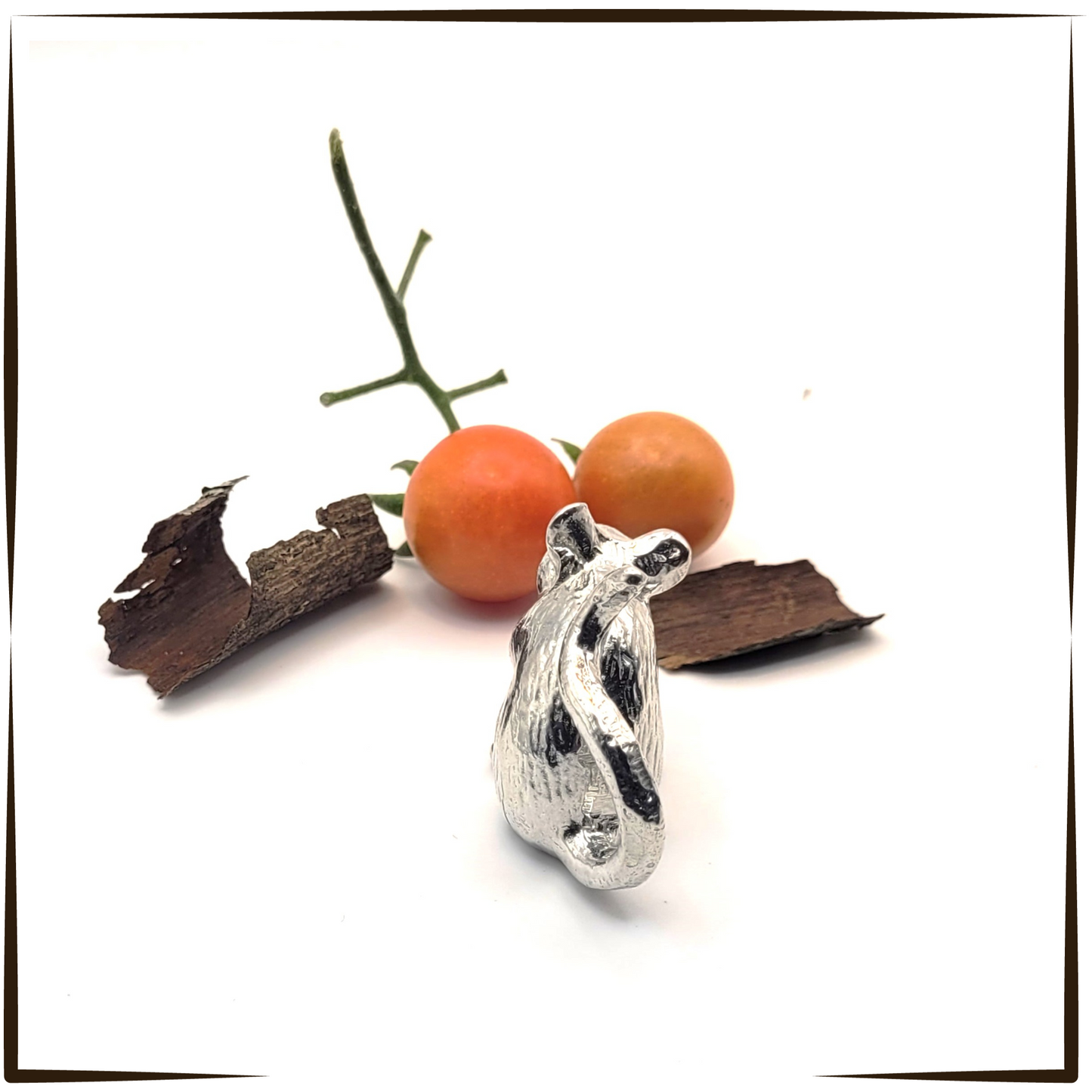 Pewter - Cute Cheese Mouse Pips