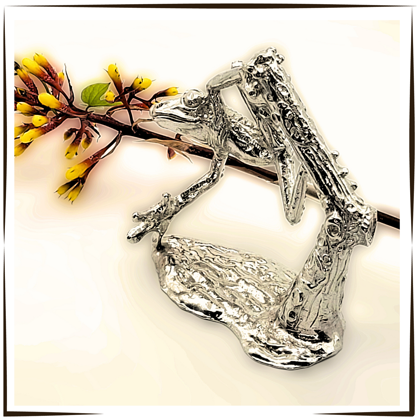 Pewter - Adorable Tree Frog Trio