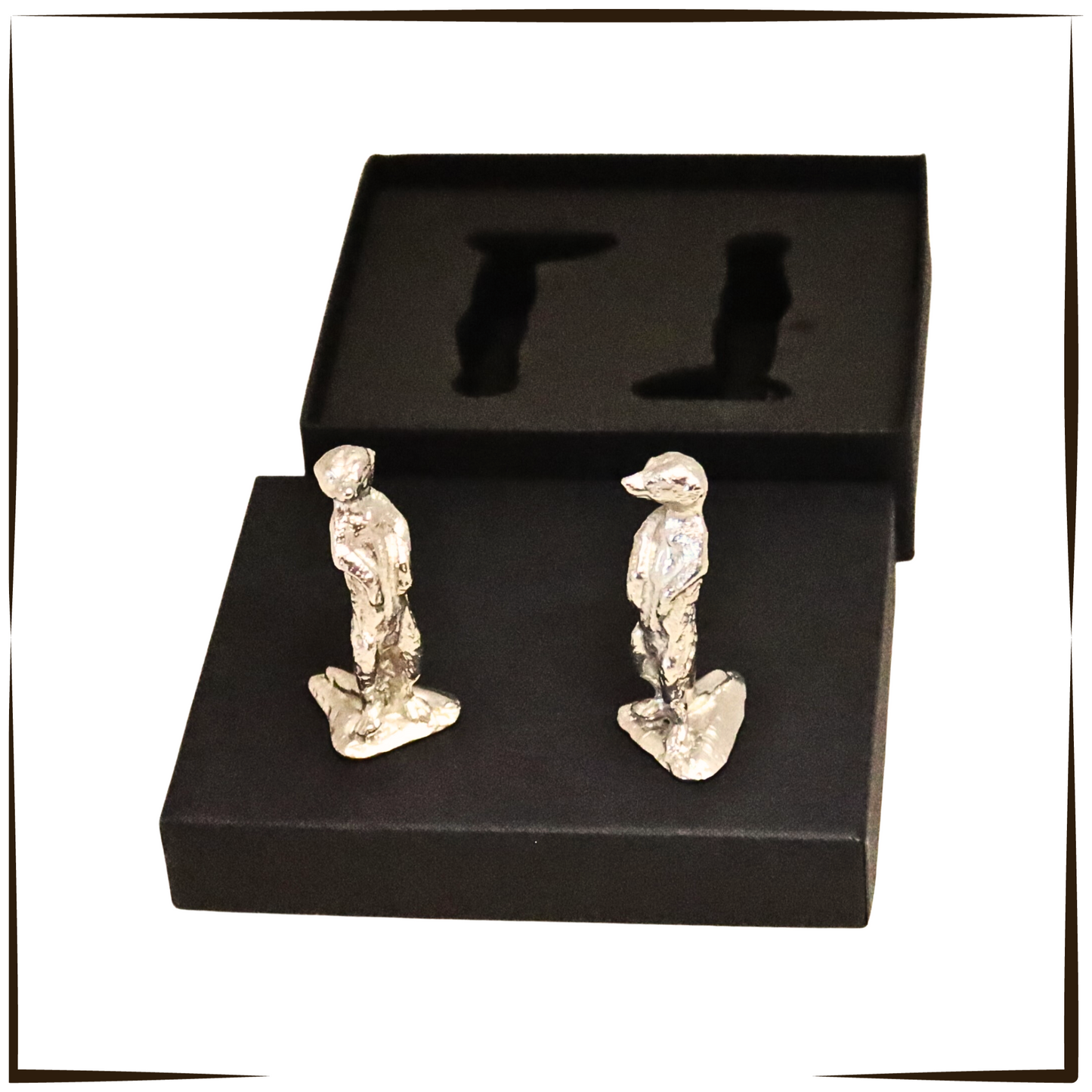 Pewter - Curious Meercat Pair