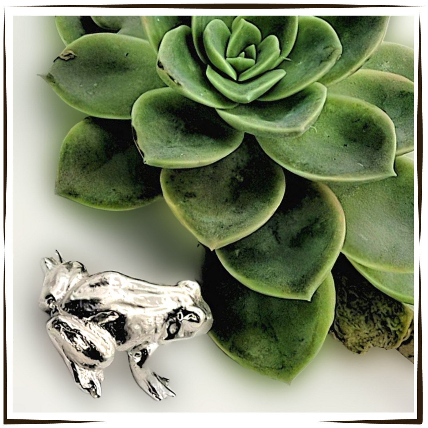 African Pewter - The l'll Fat Frog Plops