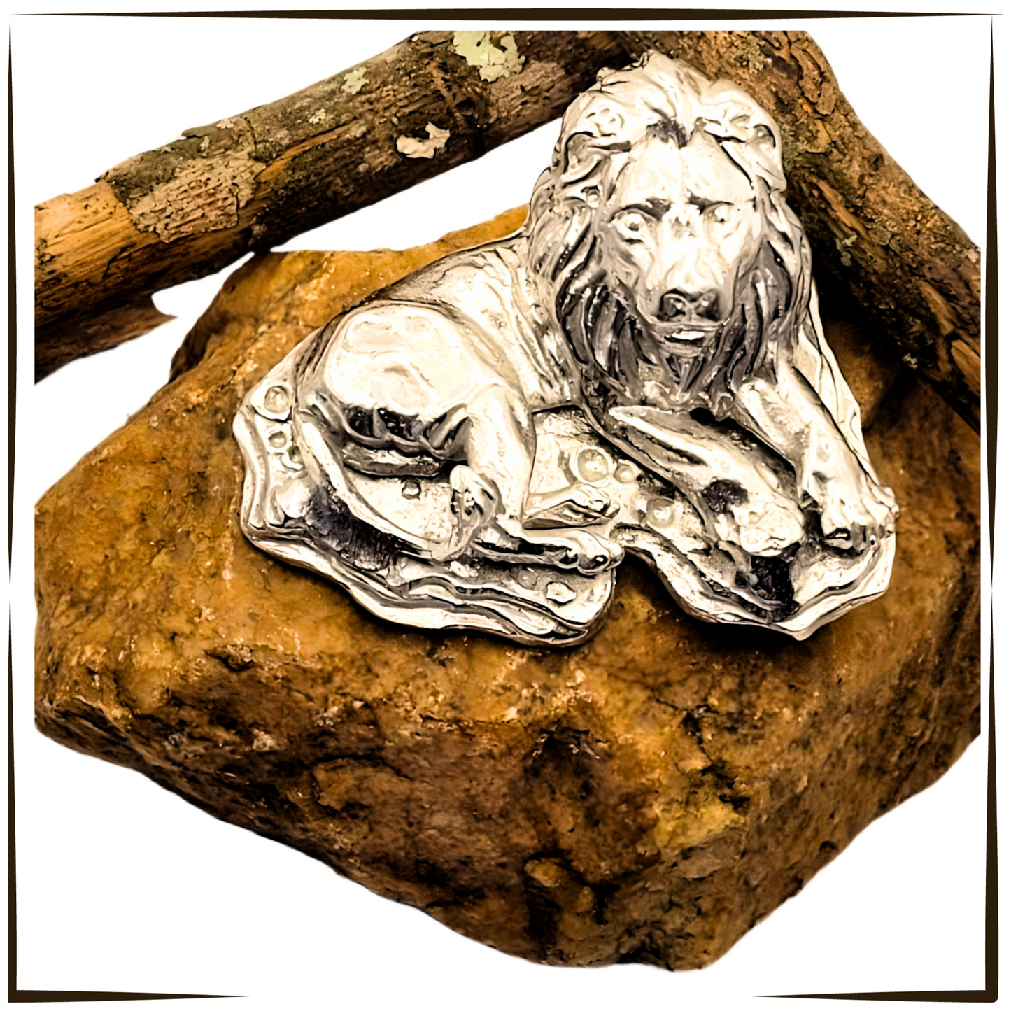 Pewter - The Fearless Resting Lion - Kimba