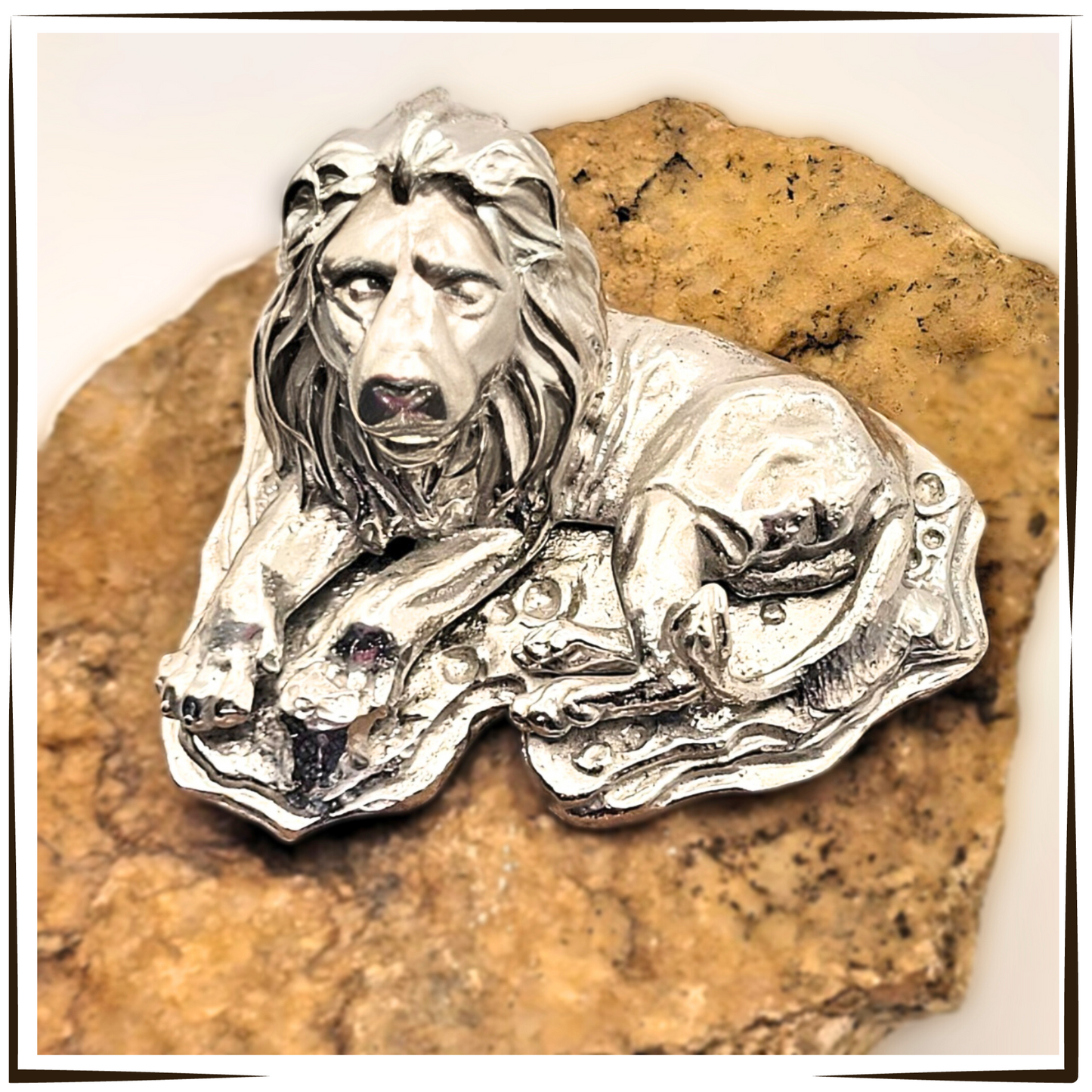 Pewter - The Fearless Resting Lion - Kimba