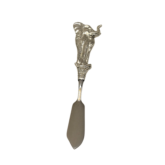 Pewter - Butter Knife - African Elephant