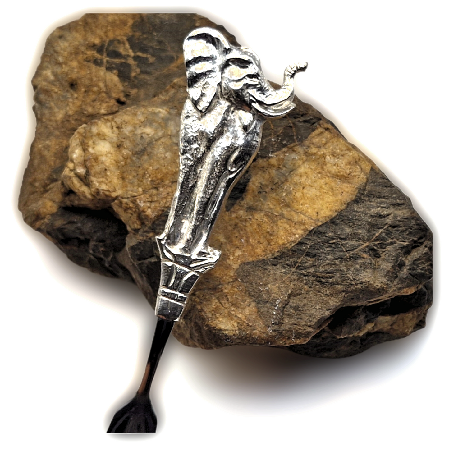 Pewter - Butter Knife - African Elephant