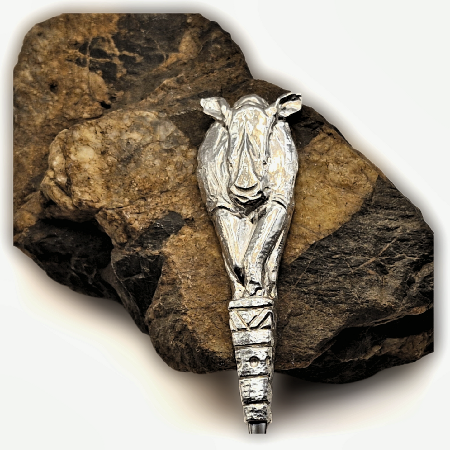 Pewter - Butter Knife - Black Rhino