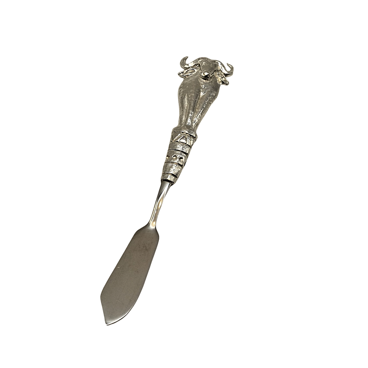 Pewter - Butter Knife - African Buffalo