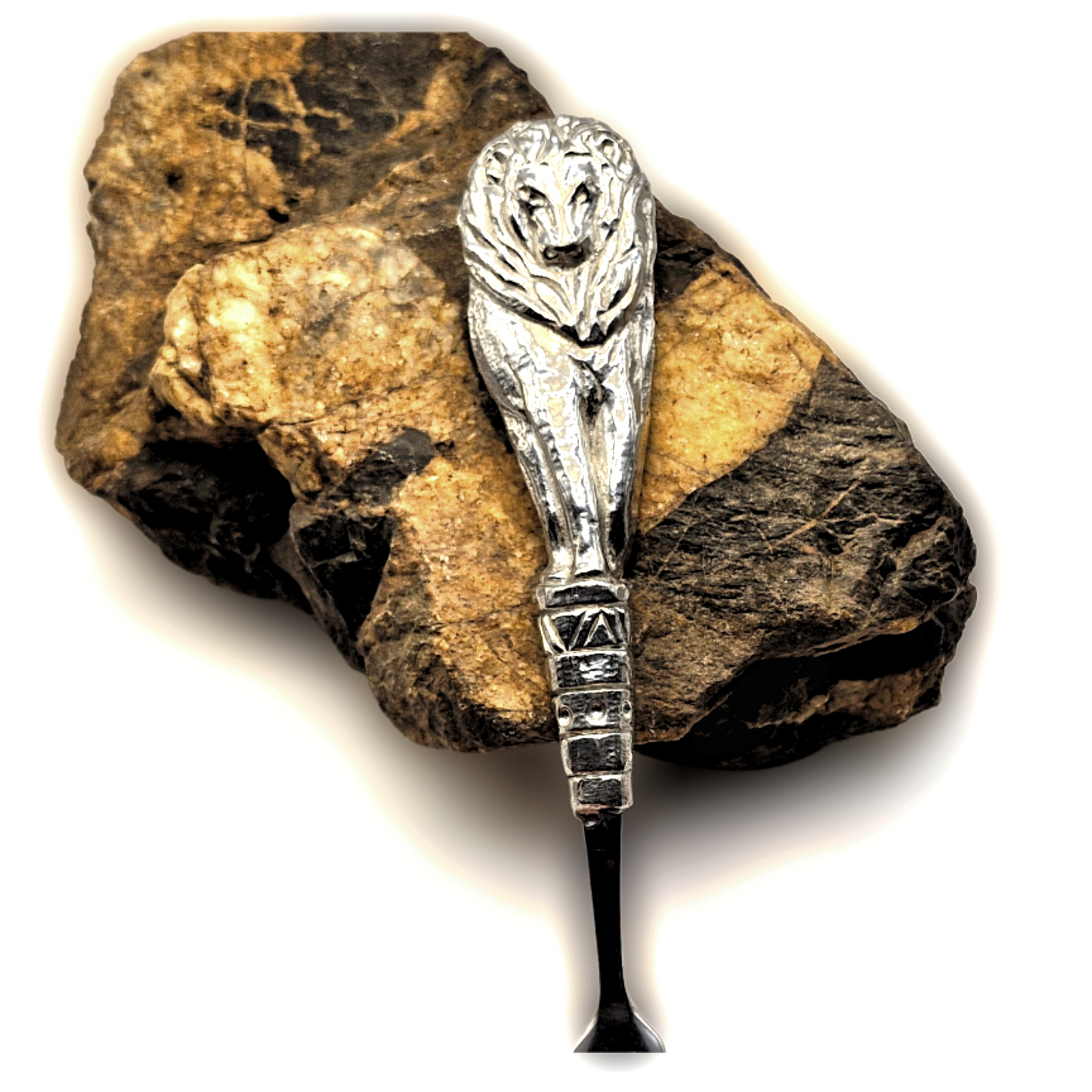 Pewter - Butter Knife - Lion