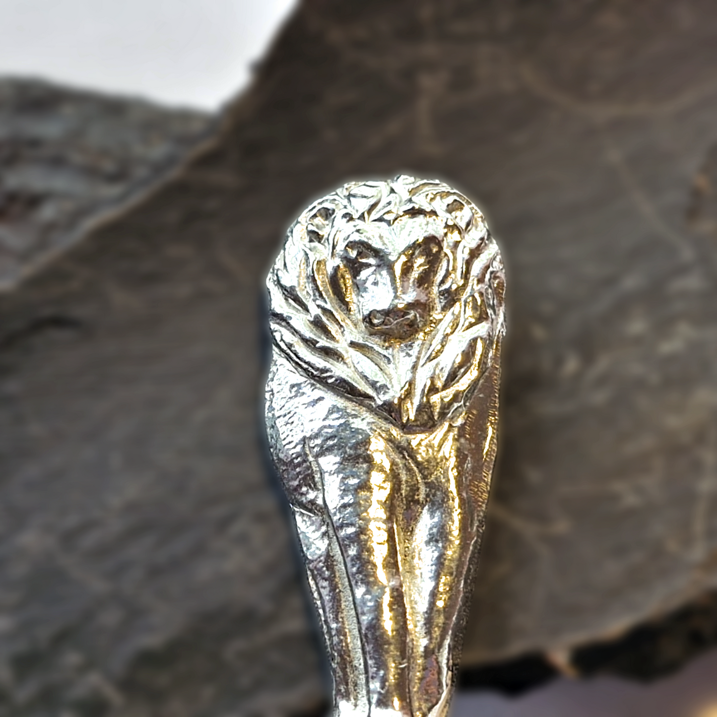 Pewter - Butter Knife - Lion