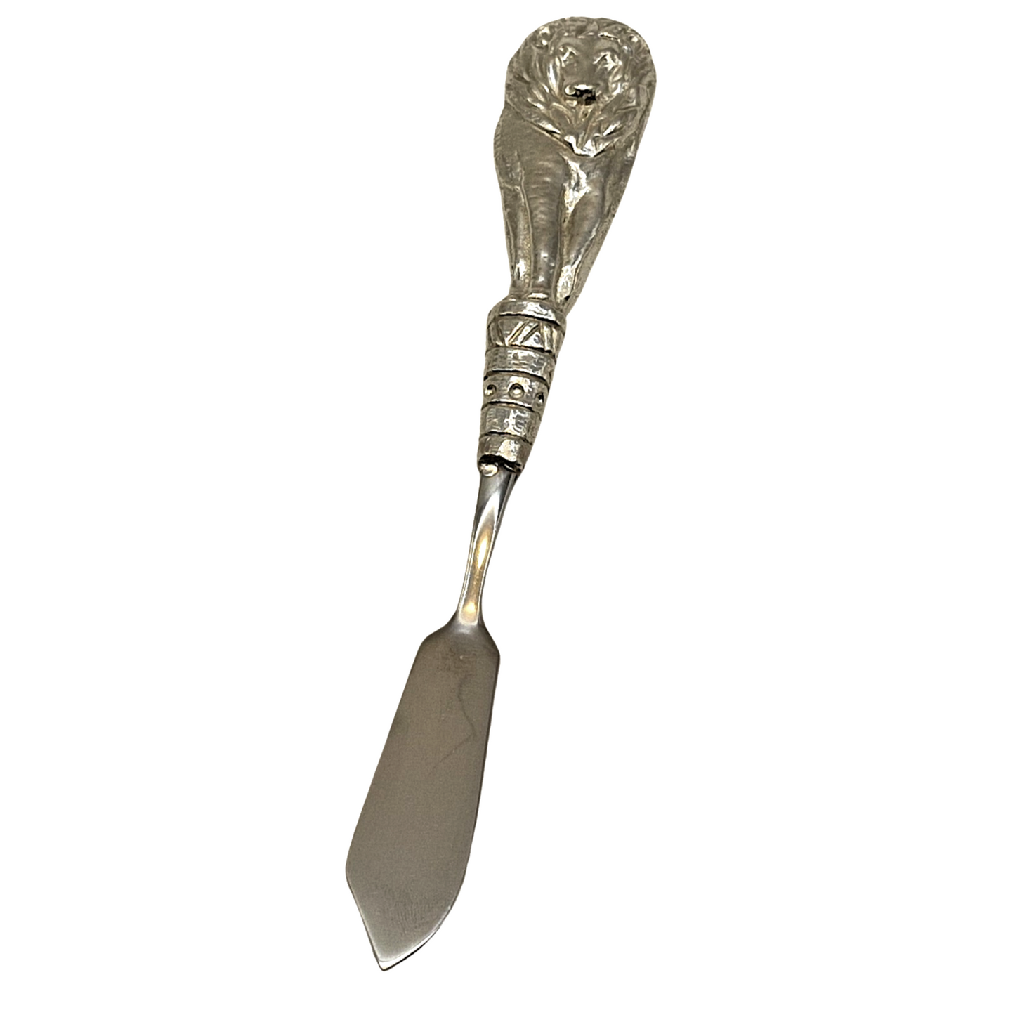 Pewter - Butter Knife - Lion