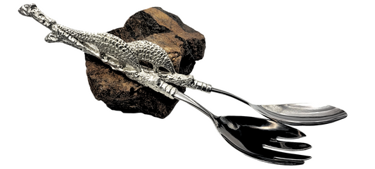 Pewter - Salad Servers - Pangolin