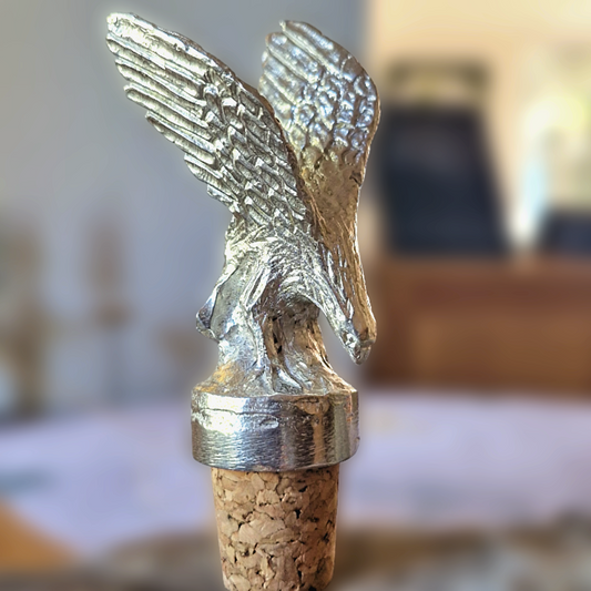 Pewter - Bottle Stopper - Eagle in Flight