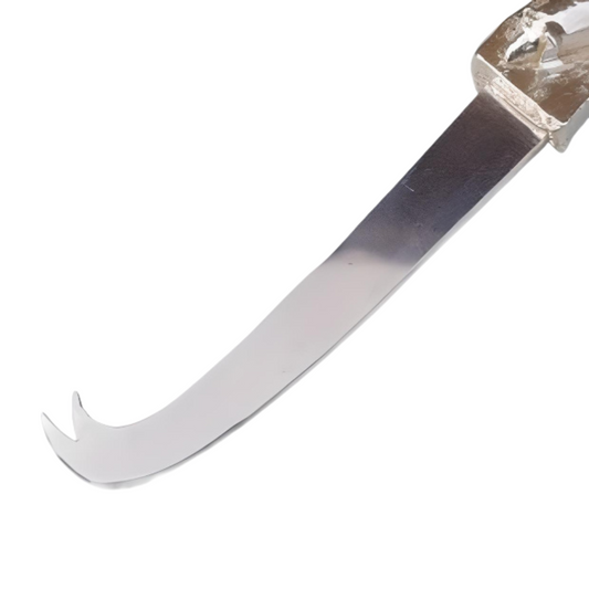 Pewter - Cheese Knife With Mouse And Cheese Design