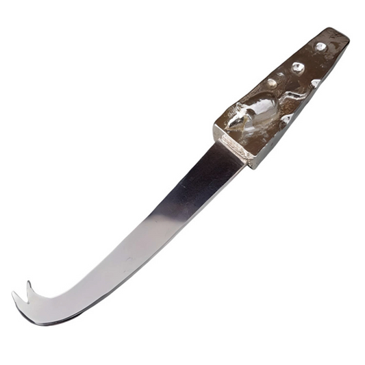 Pewter - Cheese Knife With Mouse And Cheese Design