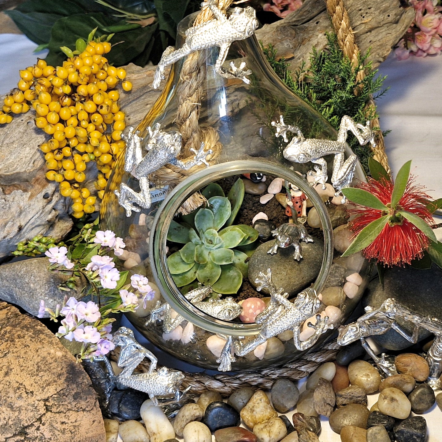 Pewter - Playful Tree Frog Collection