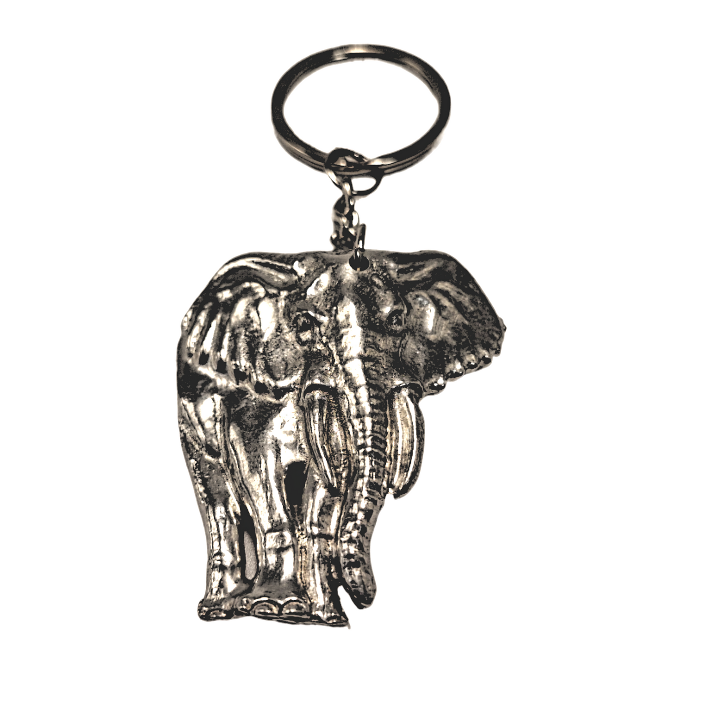 Pewter - Keyring Elephant