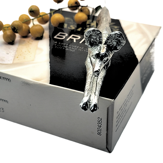 Pewter - Striking African Wild Dog - Pate Knife