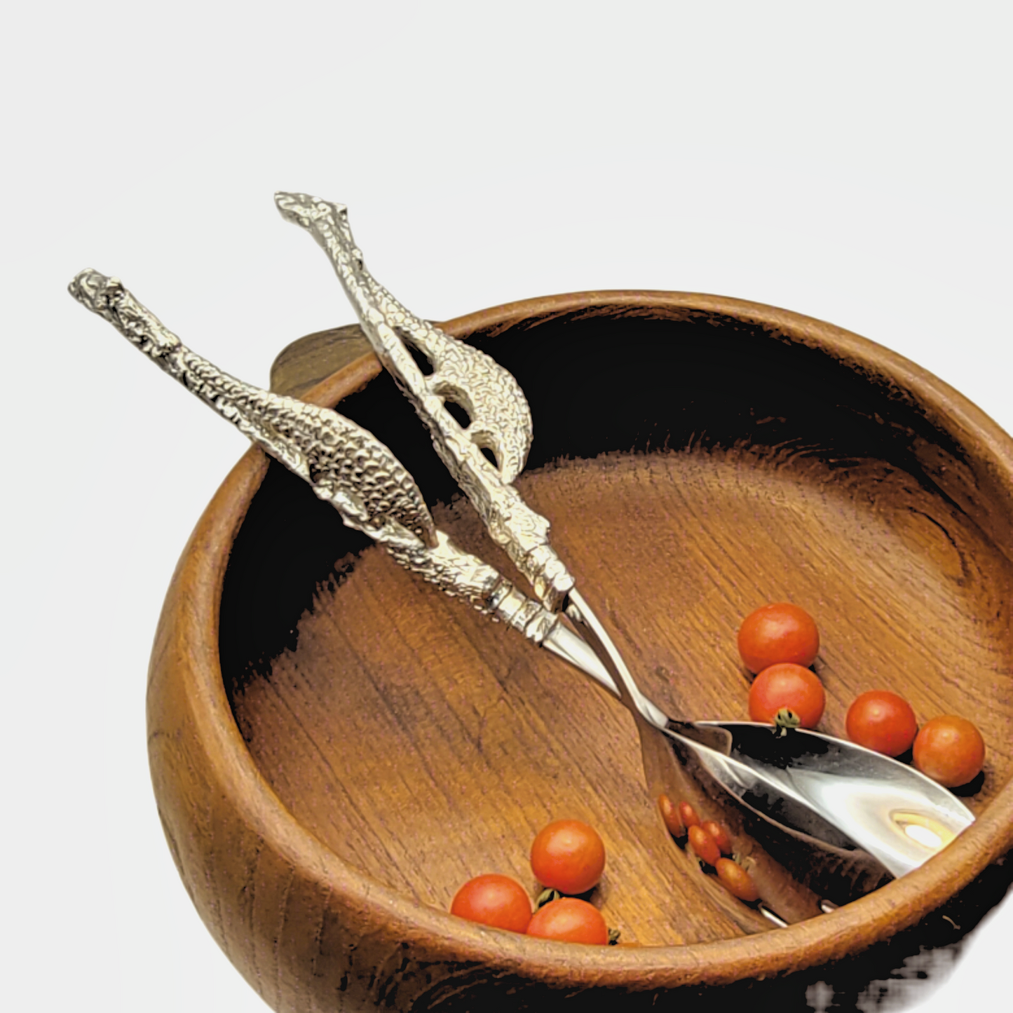 Pewter - Salad Servers - Pangolin