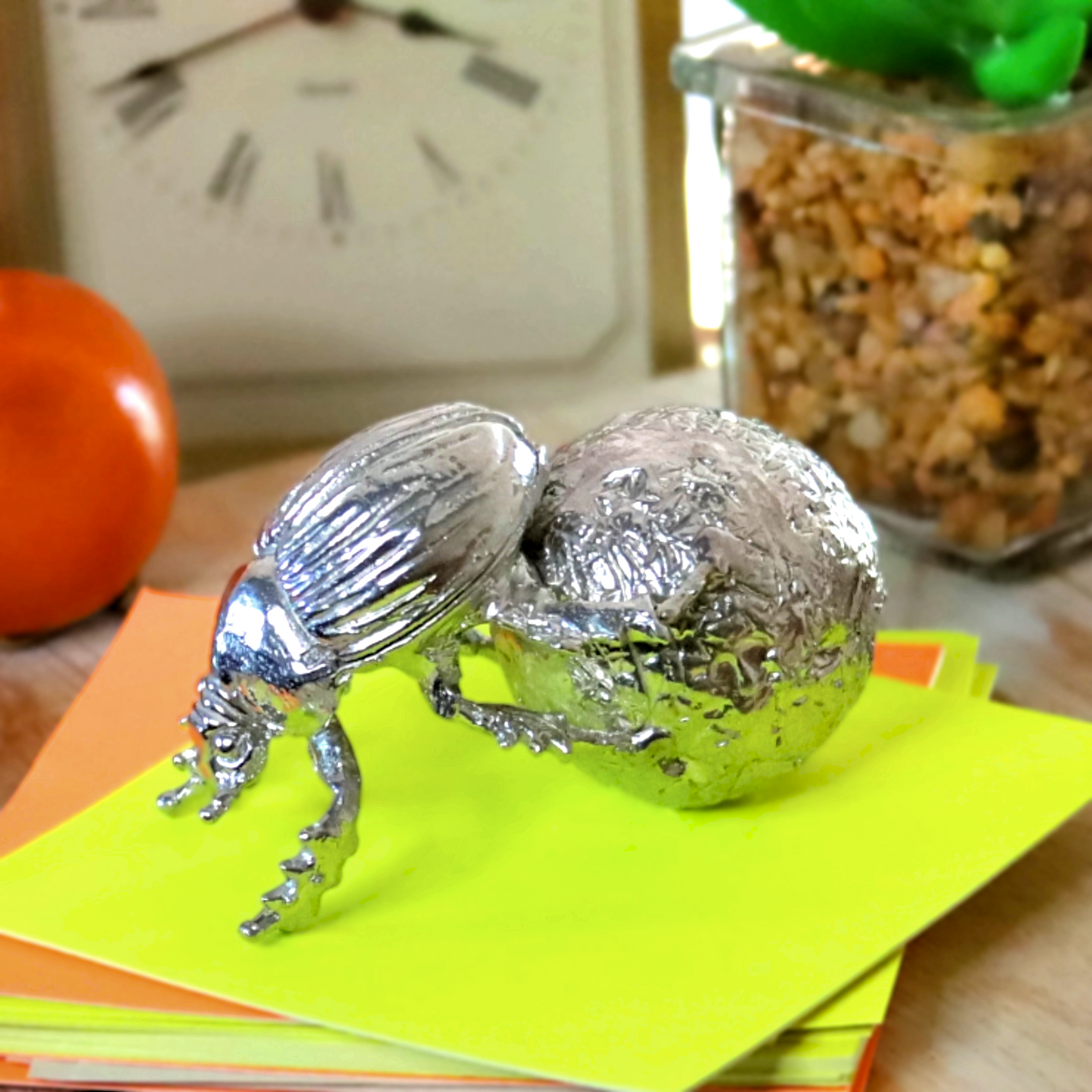 Pewter - Striking Dung Beetle - Tumblebug