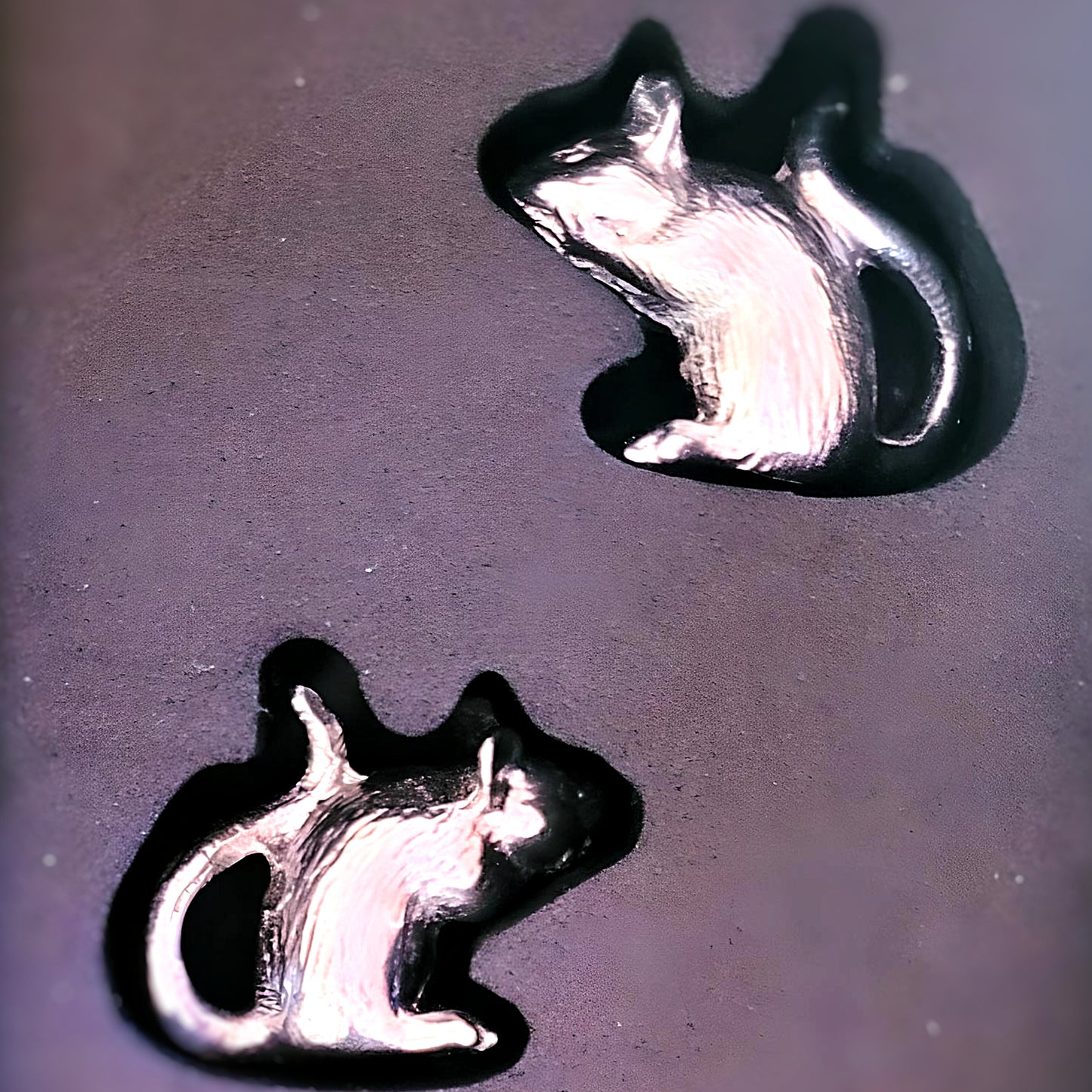 Pewter - Adorable Cheese Mice Pips and Pickle - Couple