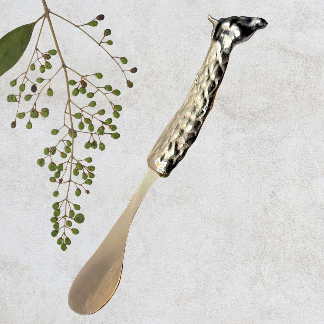 Pewter - Elegant Giraffe - Pate Knife