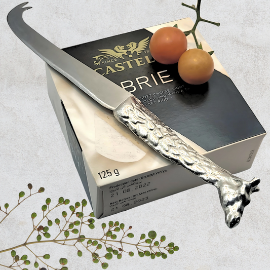 Pewter - Elegant Giraffe - Cheese Knife