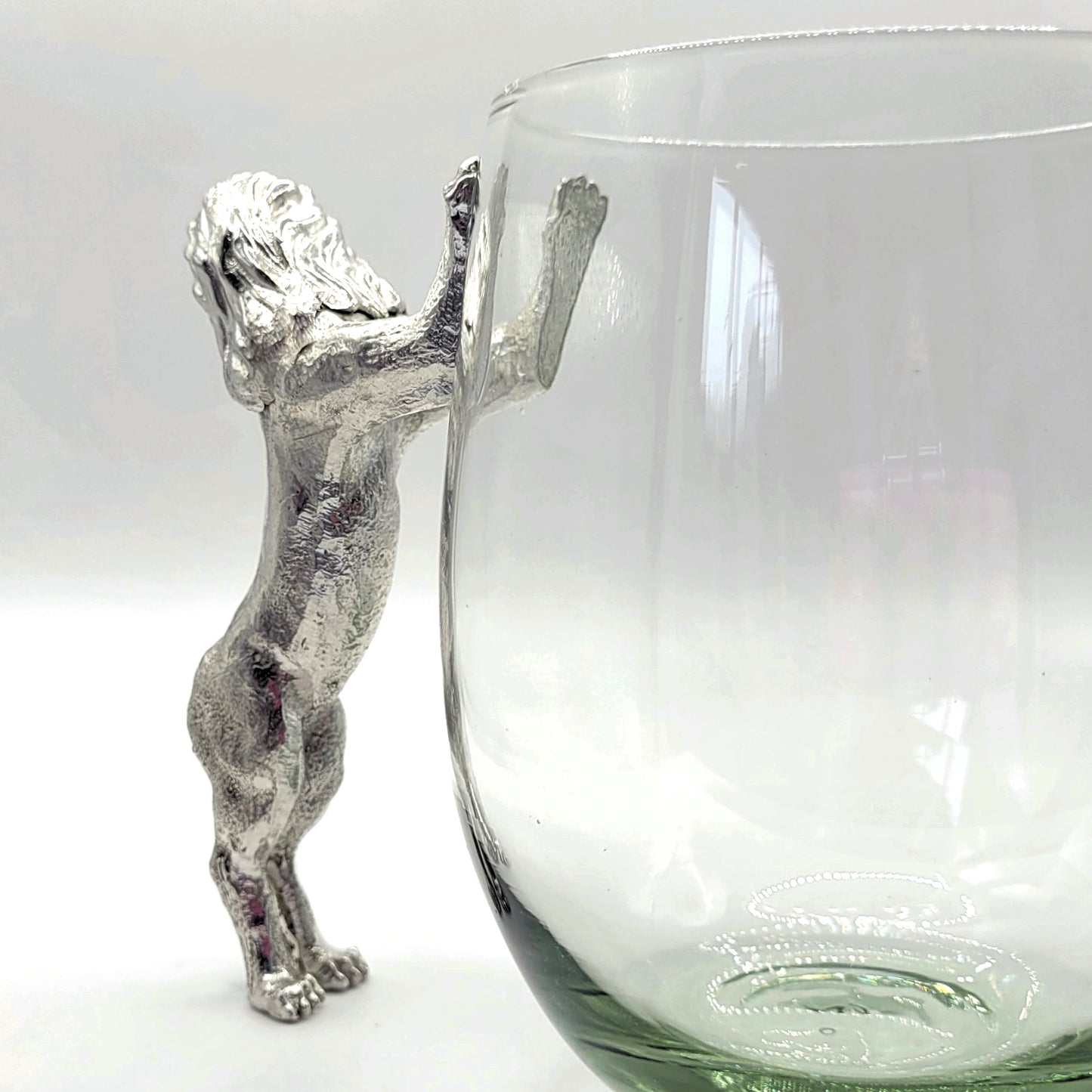 Recycled Glass and Pewter Beer Glass - Kiara The Lion