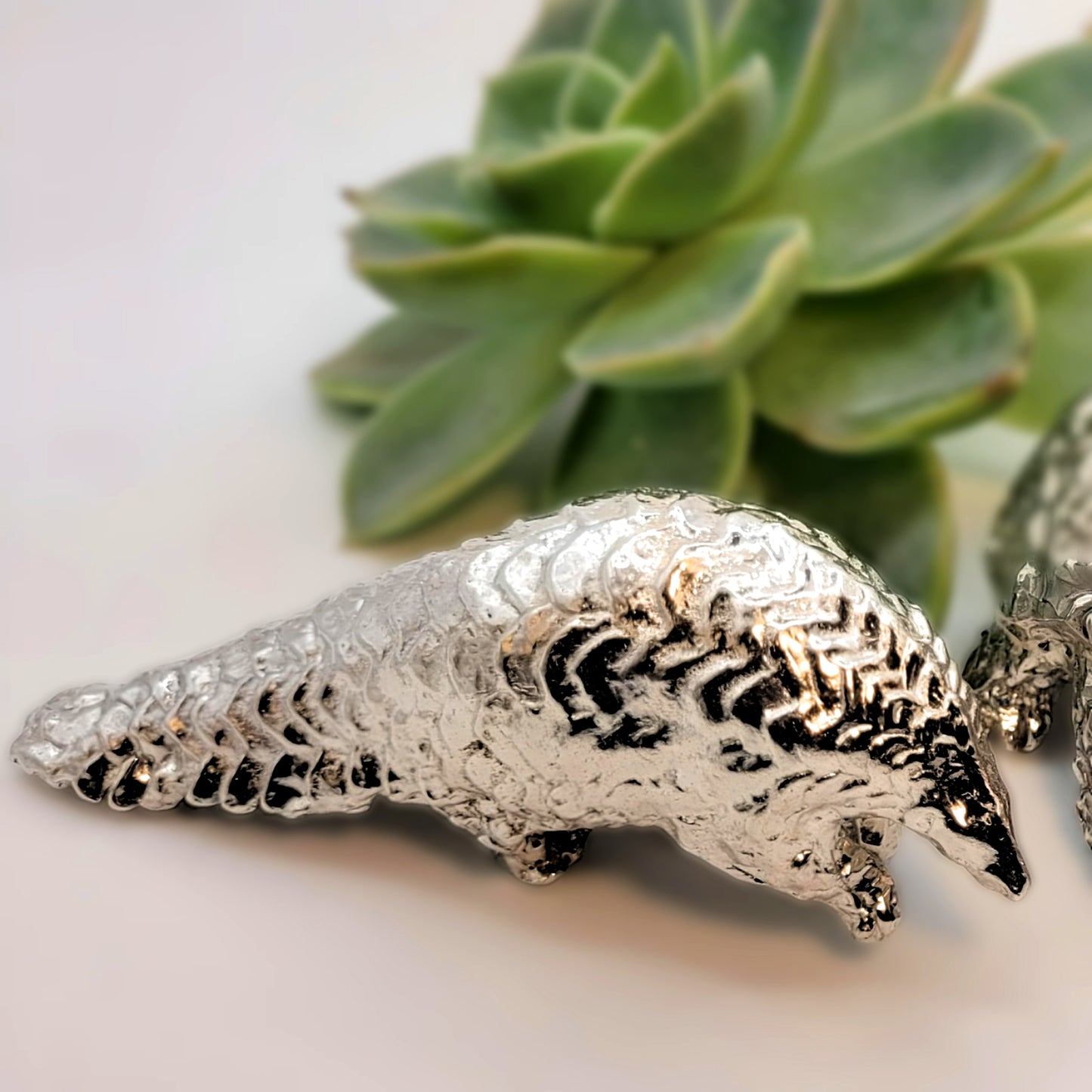 Pewter - Unique Pangolin Pair - Peta and Mishwa