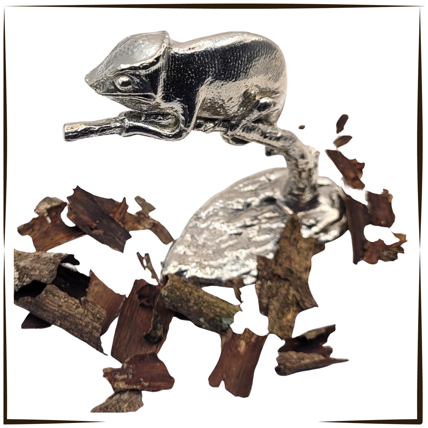 African Pewter - Baby Chameleon - Rango