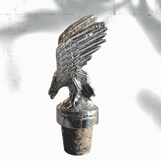 Pewter - Bottle Stopper - Eagle in Flight