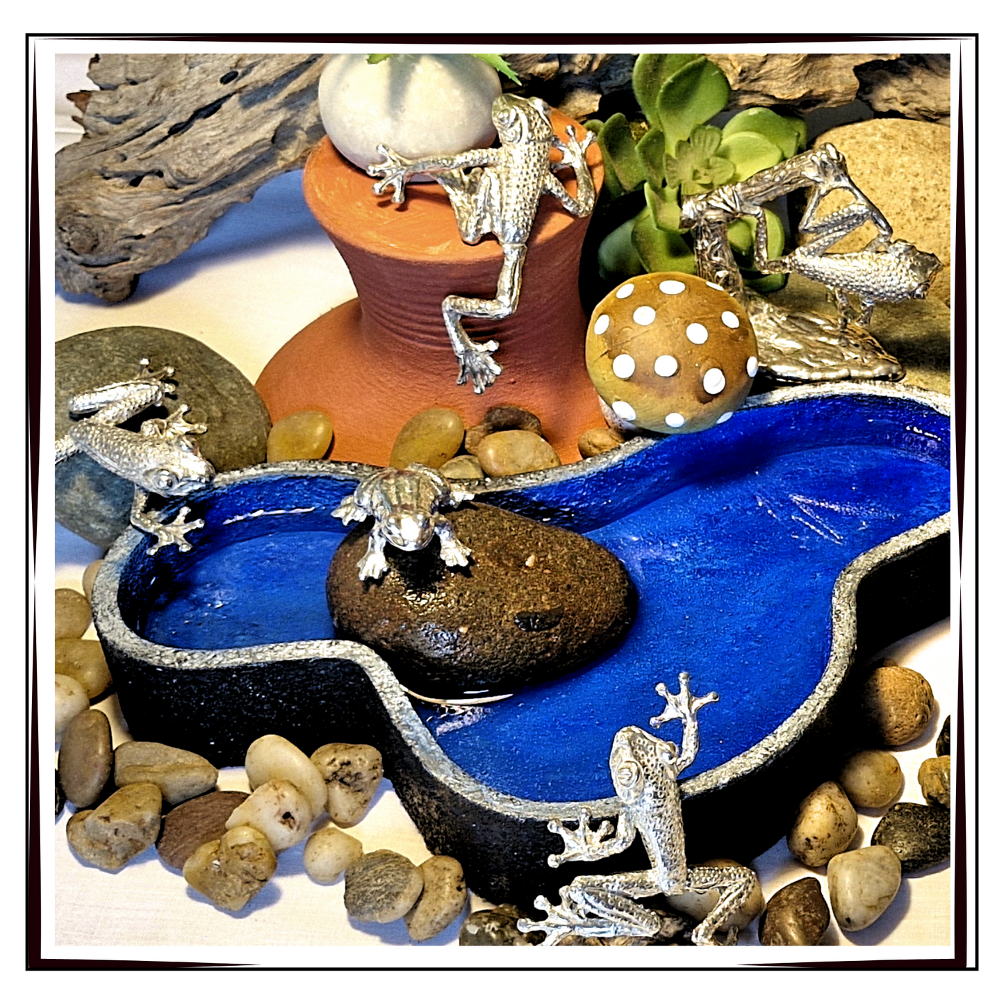 Pewter - Playful Tree Frog Collection