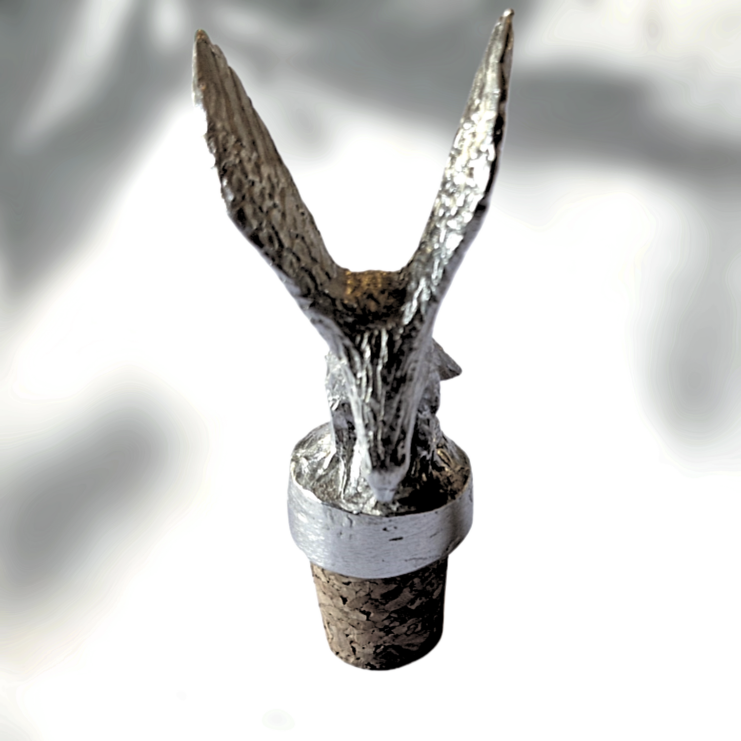 Pewter - Bottle Stopper - Eagle in Flight
