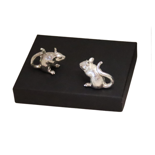 Pewter - Cheeky Cheese Mouse Pips and Little Fat Frog Plops